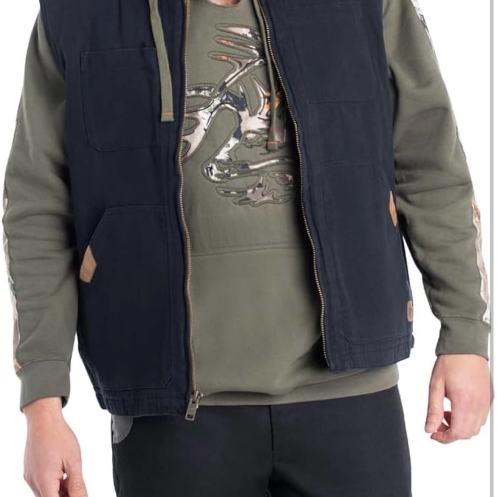 Men's Black Vest Jacket